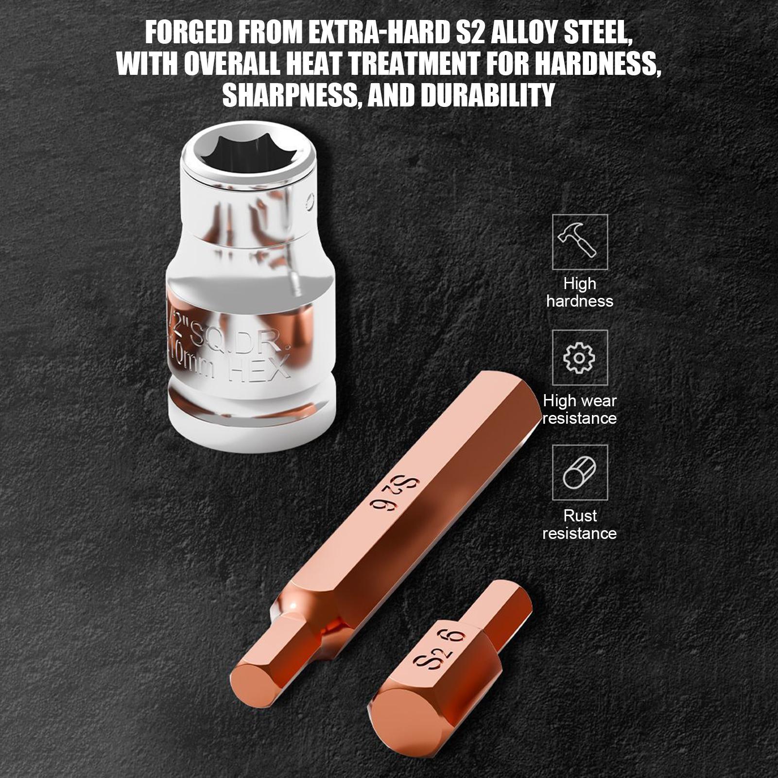 Socket Set - Conjunto de brocas magnéticas para reparo