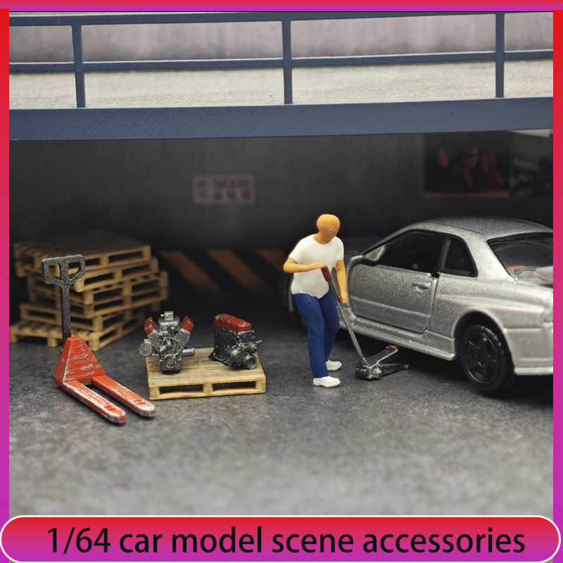 Car Jack - 1:64 decorações de cena de loja