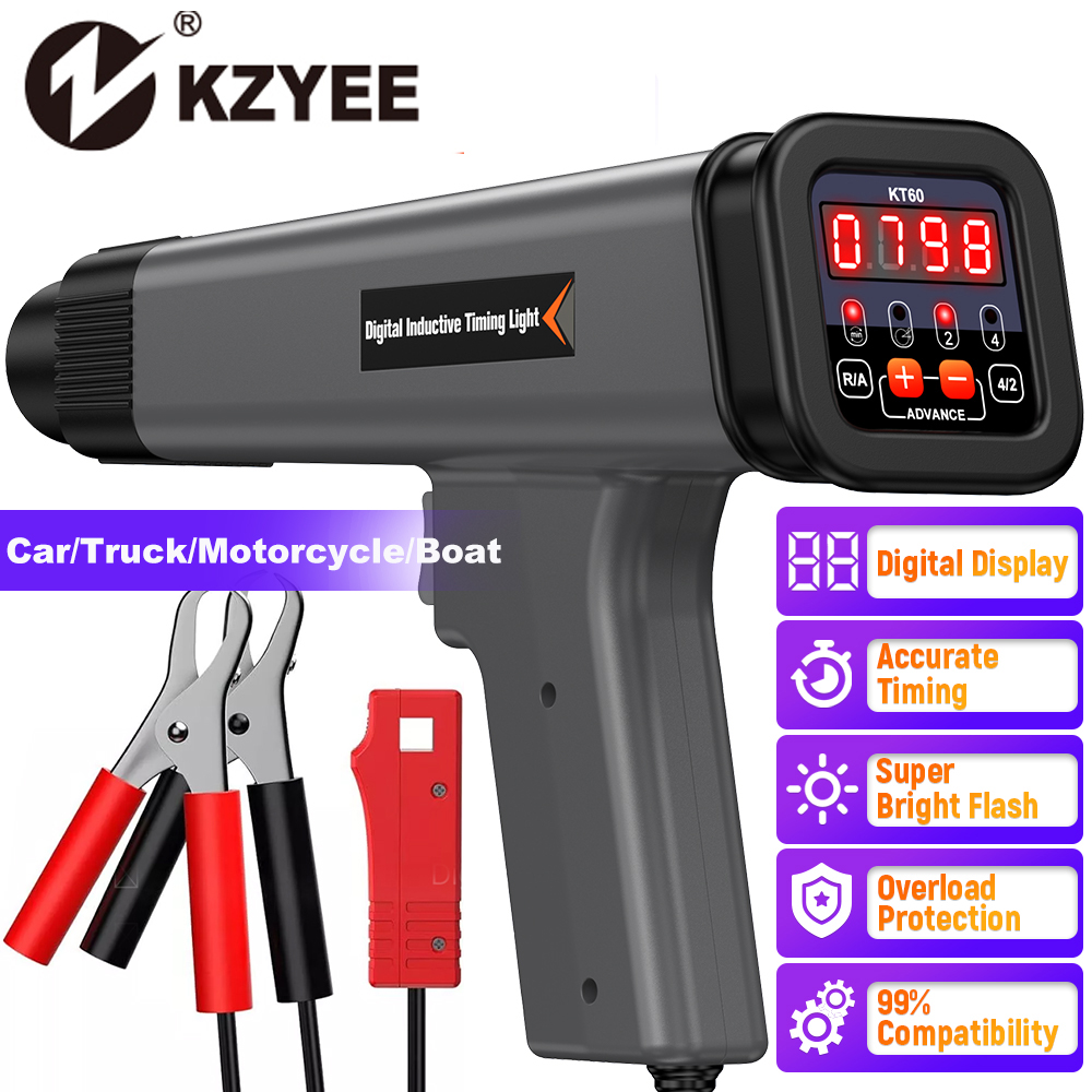 Timing Light Gun - KZYEE KT60 Auto Digital 2 e
