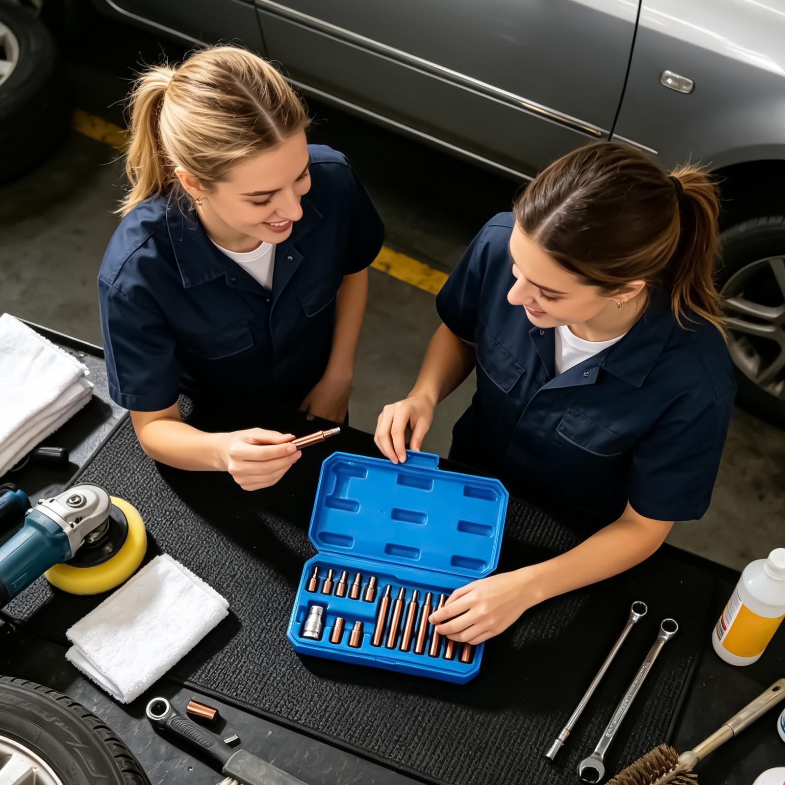 Automotive Tools - Conjunto de 15 Pontas Magnéticas de