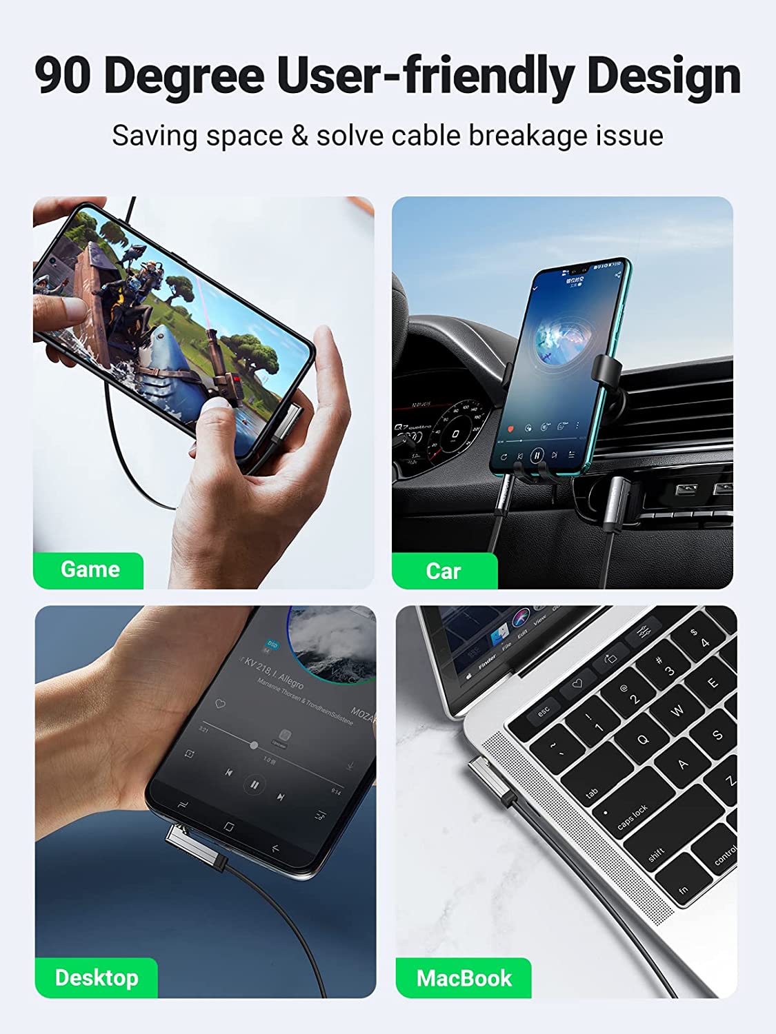 UGREEN Cabo Aux para Carro Cab - Car Jack avaliação e preço