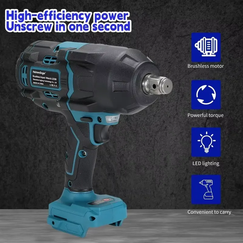 Chave de impacto sem fio Heime - Torque Wrench avaliação e preço