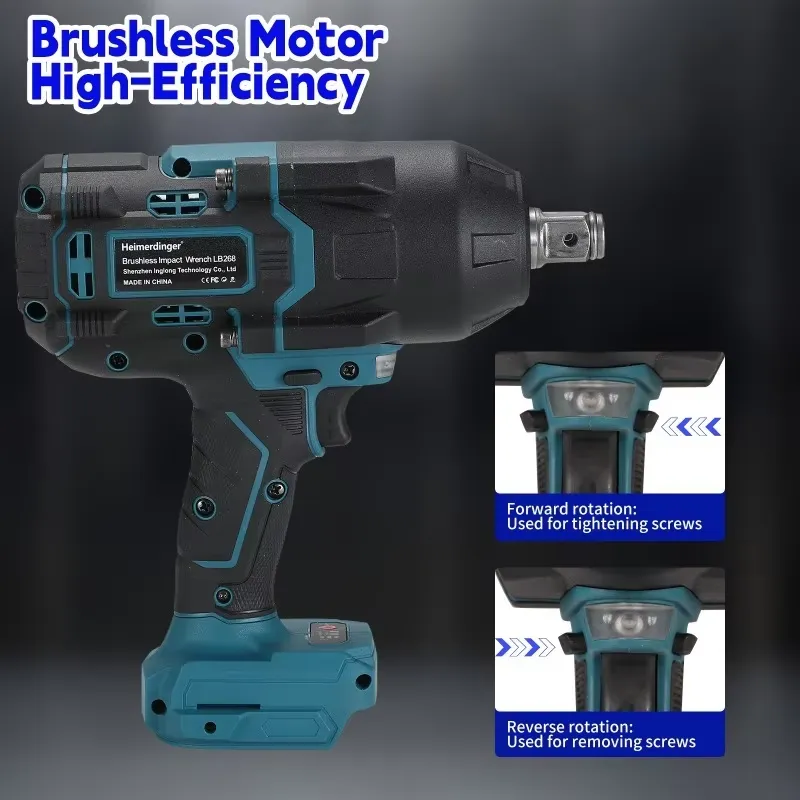 Chave de impacto sem fio Heime - Torque Wrench avaliação e preço