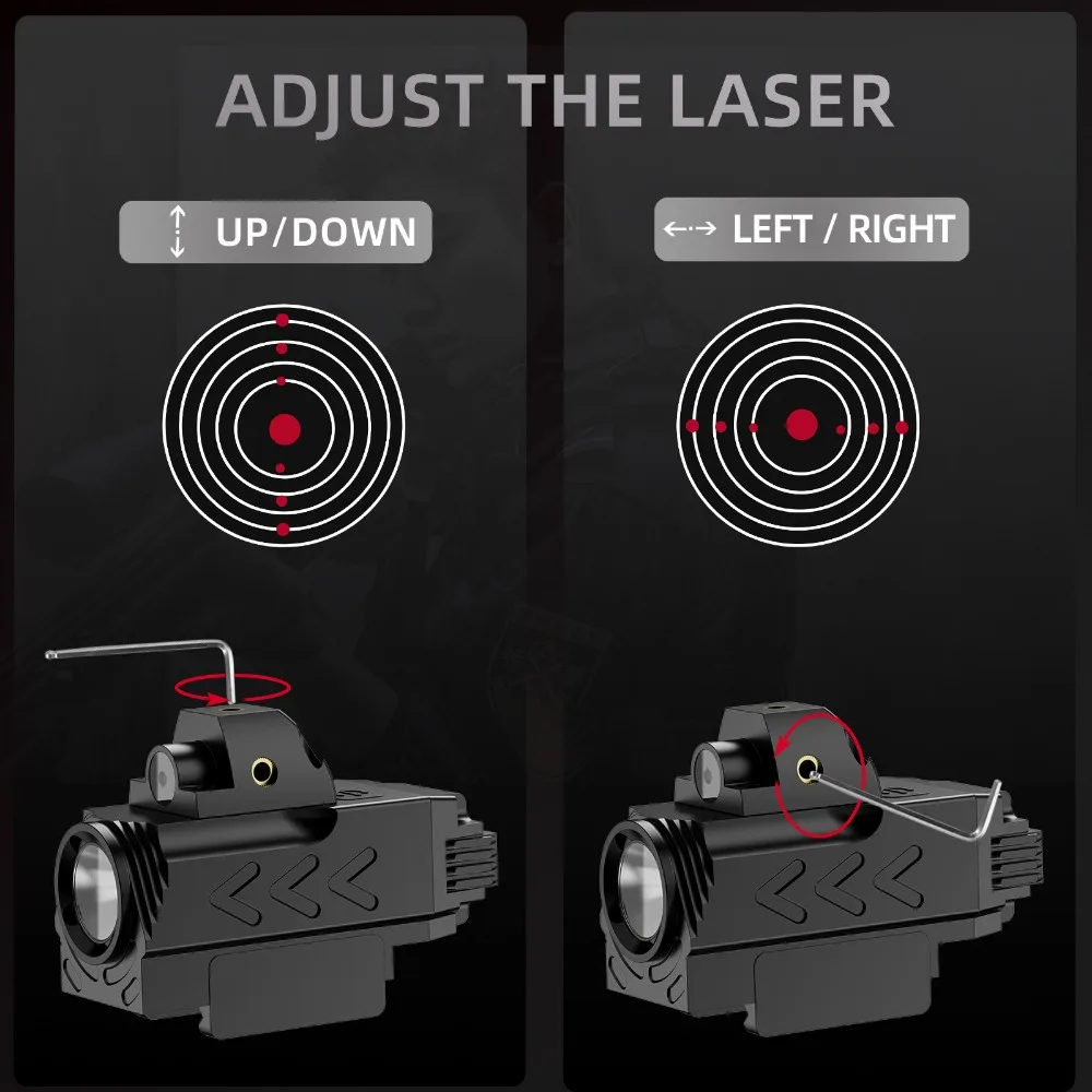 800 lumens tático lanterna led - Timing Light Gun avaliação e preço