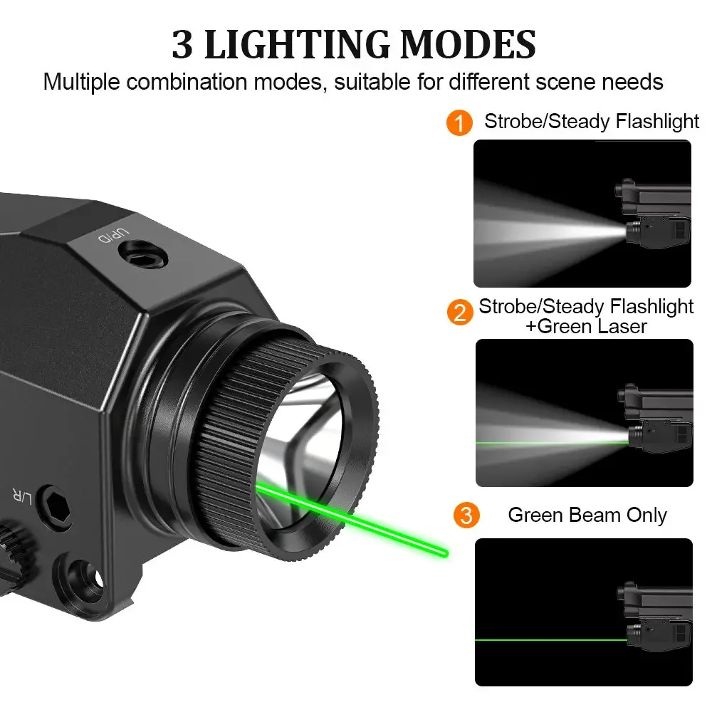 Lanterna Tática LED 1000LM com - Timing Light Gun avaliação e preço