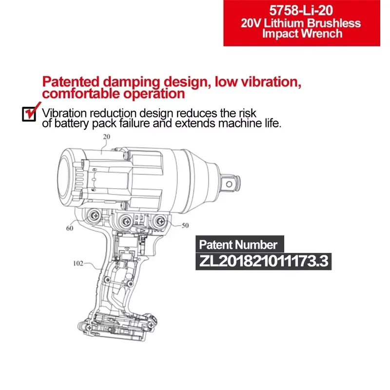 Chave de impacto Devon 20V com - Torque Wrench avaliação e preço