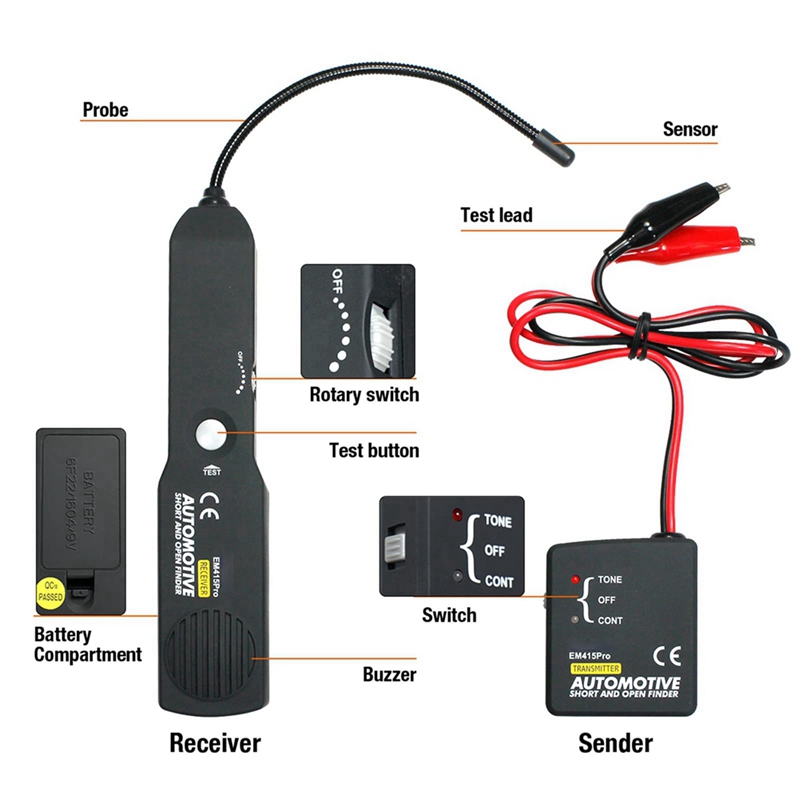 Detector de Curto-Circuito e C - Automotive Tools avaliação e preço
