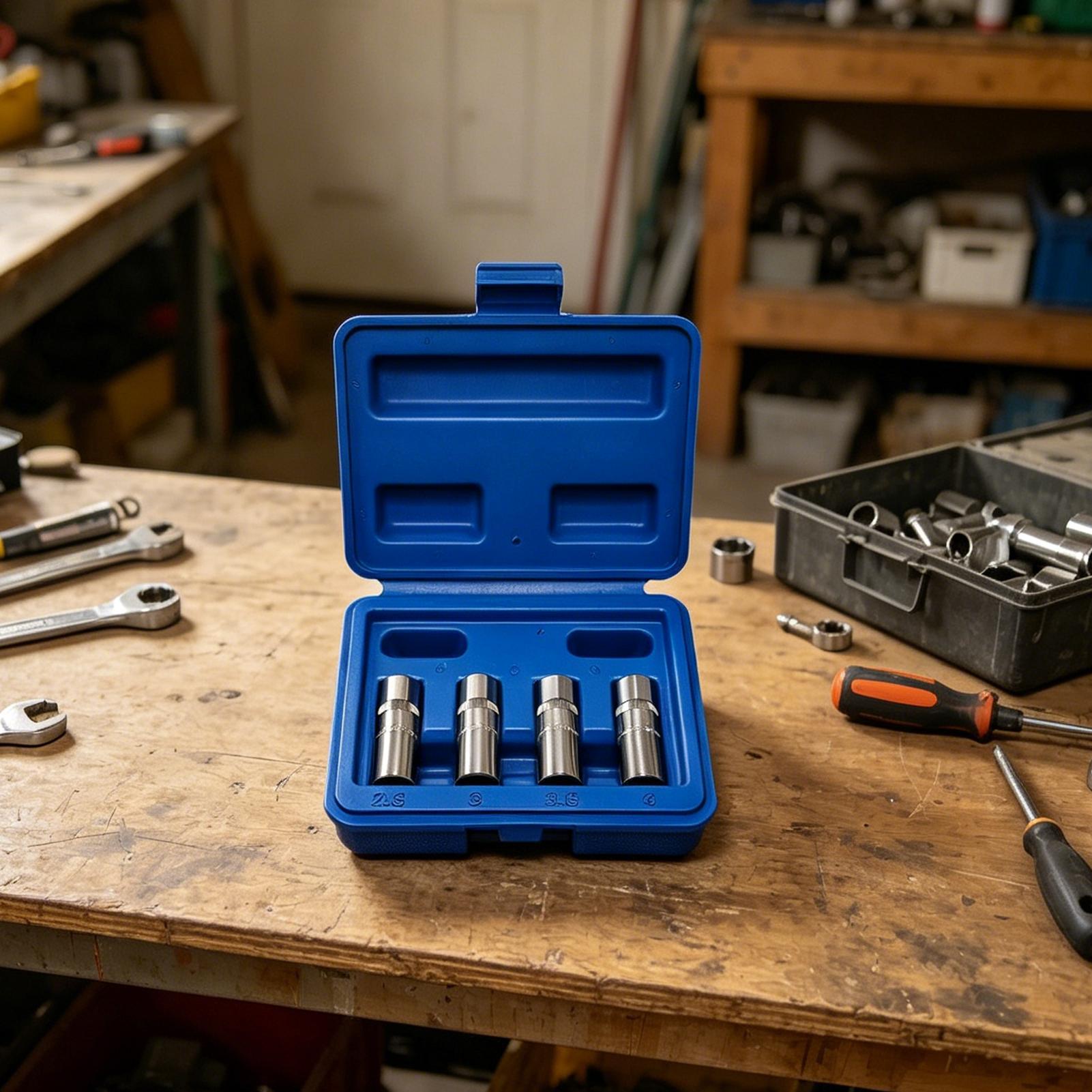 Kit Extrator de Parafusos 4 Pe - Socket Set avaliação e preço