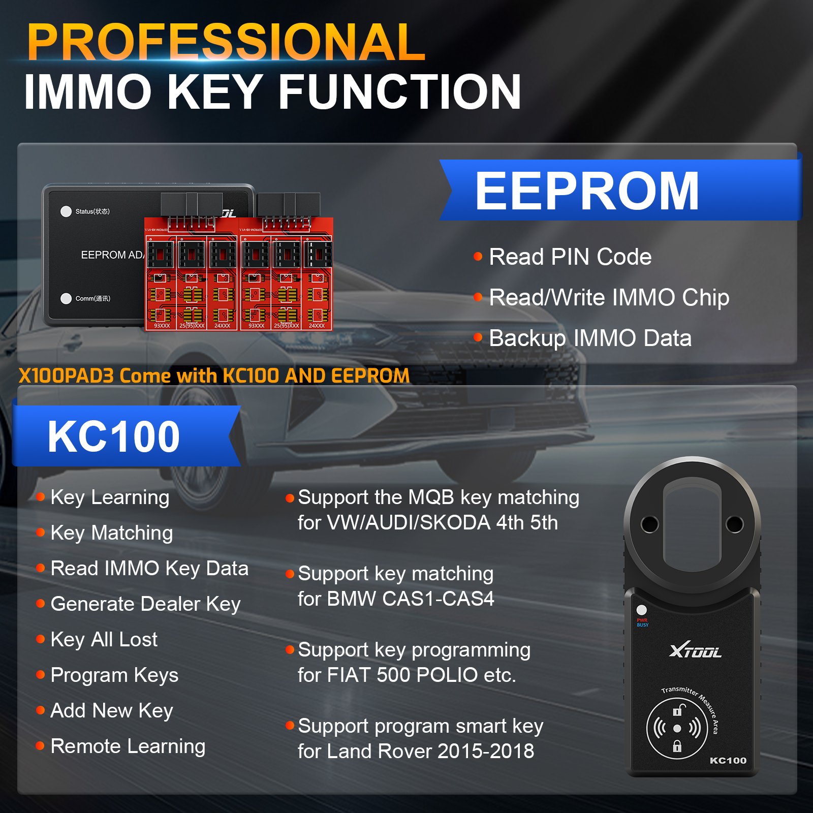 XTOOL X100 PAD3 Ferramenta de  - Car Diagnostic Tool avaliação e preço