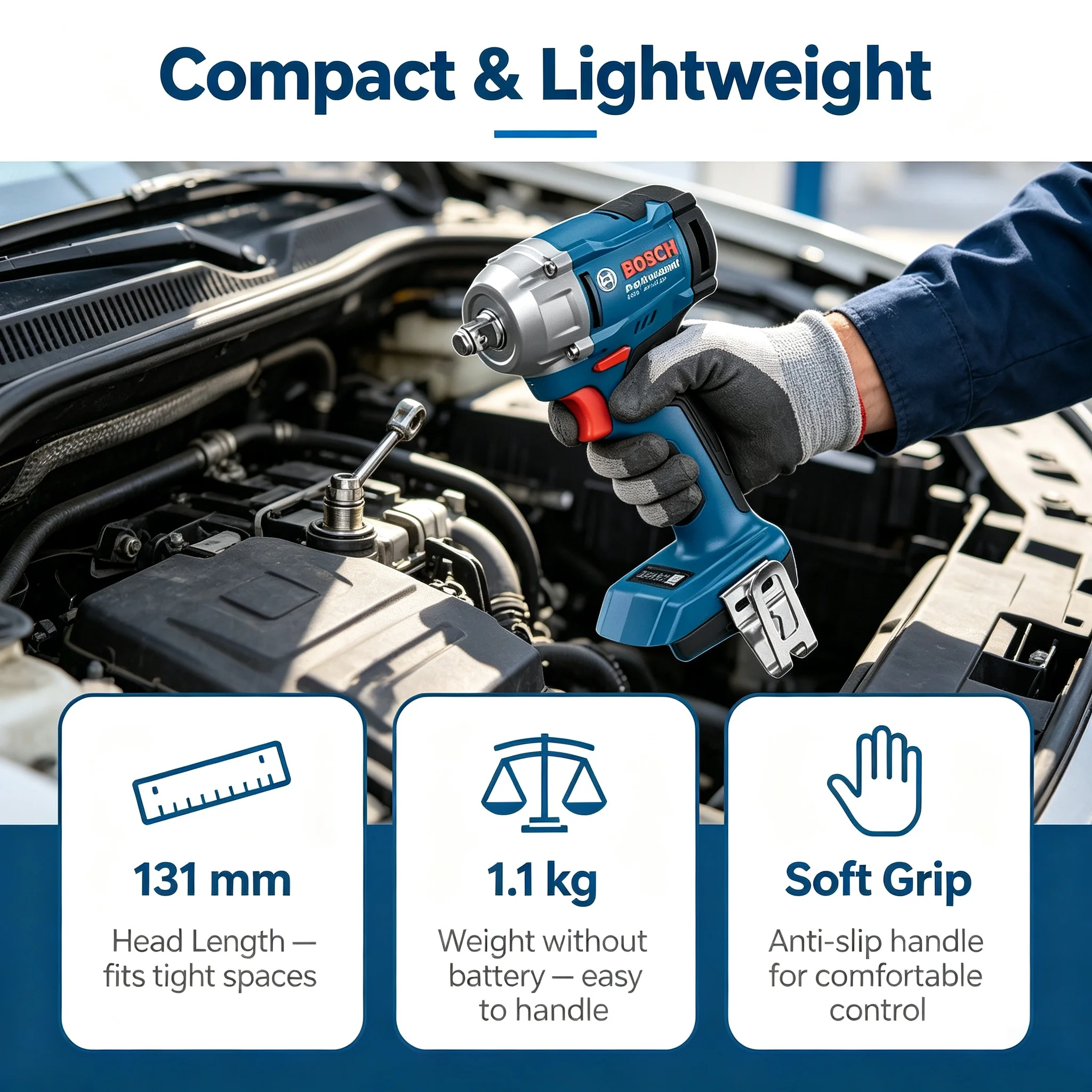 Chave de Impacto Sem Fio Bosch - Torque Wrench avaliação e preço