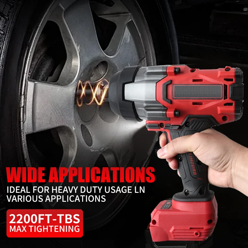 Chave de Impacto Sem Fio 1/2 p - Torque Wrench avaliação e preço